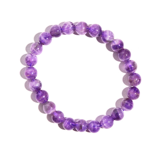 Calm Bracelet - Amethyst and Howlite crystal bracelet by Iremia Rituals