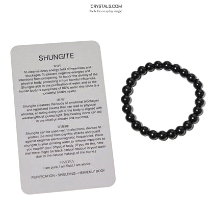 shungite crystal bracelet for sale
